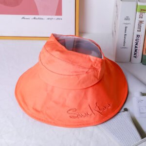 Gorro Hueco con Monograma Naranja