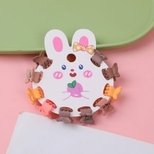 Clips esmerilados para garras en té con leche 10pcs-1