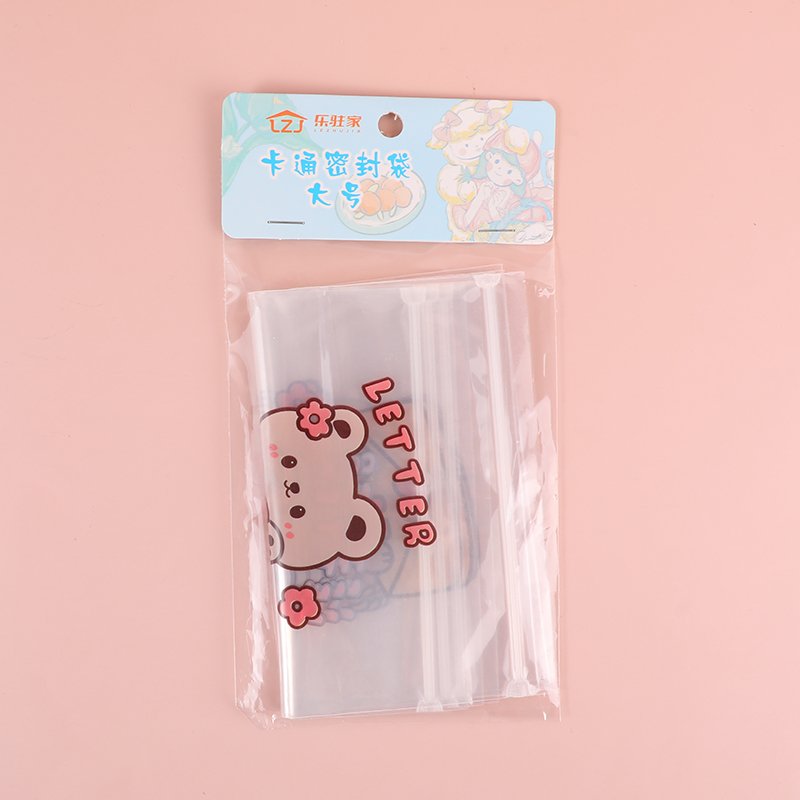 Caricaturas Bolsas Ziploc Grande-4PCS
