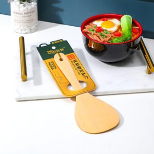 Paleta de arroz de madera sin barnizar