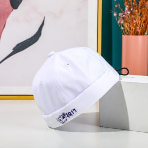 Gorro juvenil Focus Fashion Melon Skin-Blanco