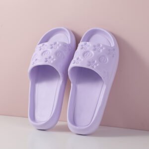 Emborrado de moda zapatilla doméstica femenina púrpura talla 40-41
