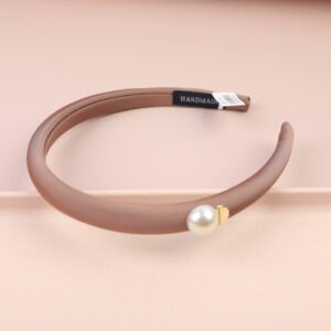 2.0 Pearl Headband - Brown