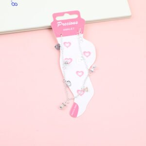 Tobillera De Amor Calado