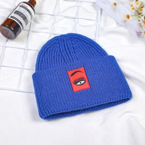 Sombrero de punto único de estilo de calle - Azul
