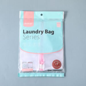 50g Bolsa simple para ropa sucia de malla fina 30*40
