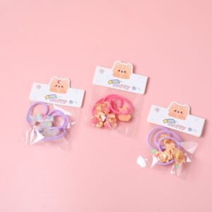 Series Frosted Ligas de pelo para niños 4pcs