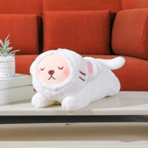 Oso de peluche de tigre acostado-40cm