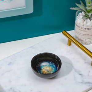 Taza de té de cerámica Sand Gold-1