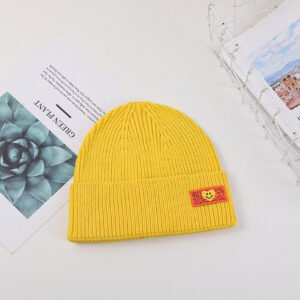 Sombrero de lana Sweet heart-amarillo