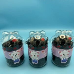 Correa desechable de cuero negro Double Rabbit