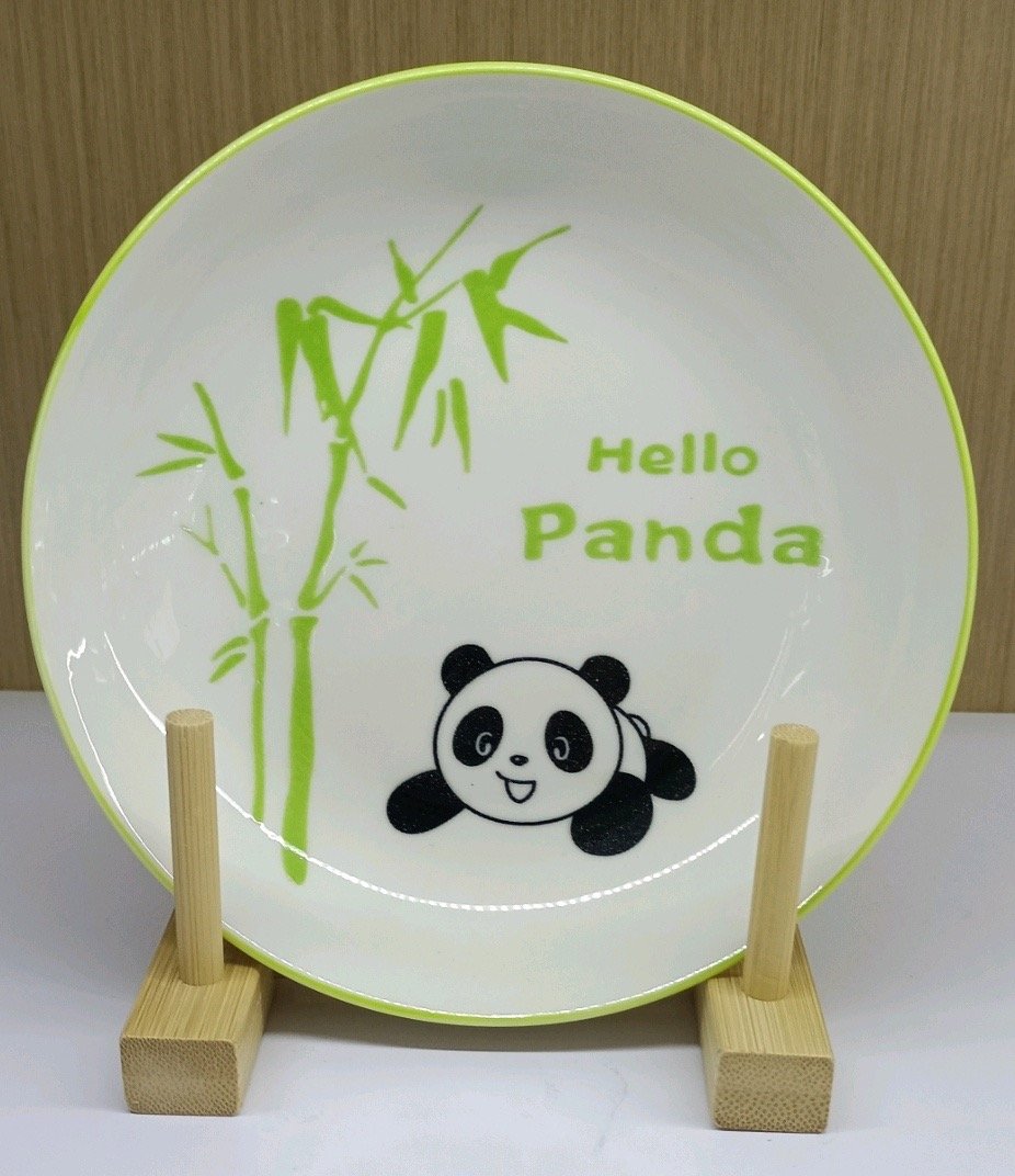 Plato de comida de 7 pulgadas (Panda)