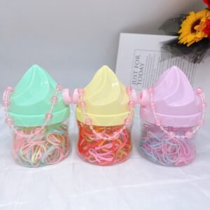 Lazos para el cabello de helado de mano (coloridos)