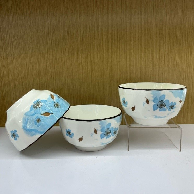 5.1 Bowl with Barcode Inner Box "Colorful Cherry Blossom Pink