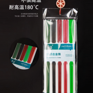 5 pares de palillos de colores
