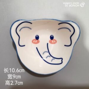 Plato de elefante bebé