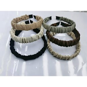 Diadema de crepé de tela