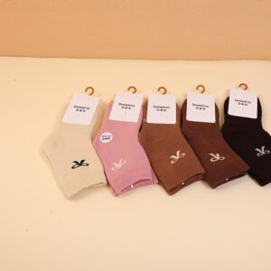 Bowknot Calcetines de algodón a media pantorrilla para niños