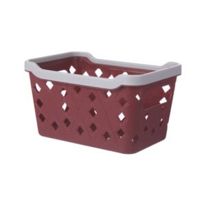 Cesta de almacenamiento de imitación de cuero-215
