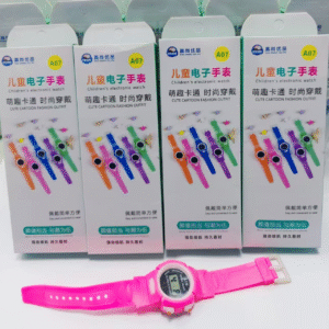 Reloj electrónico para niños de color sólido A07