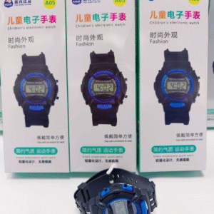 Reloj electrónico para niños negros A05