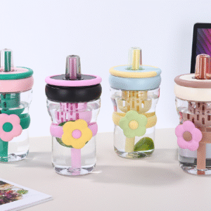Pequeña taza de flores 550ML