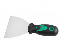 Cuchillo de masilla de acero inoxidable con mango bicolor 3 pulgadas-12
