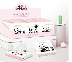 Paquete de pañuelos con panda – 40 pañuelos