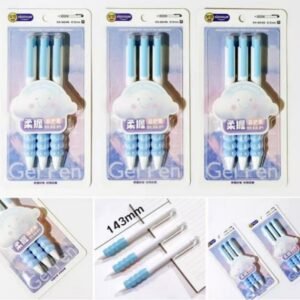 Bolígrafo de gel con fundas en la nube de agarre suave 3 piezas XX-6646
