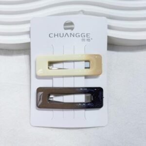 Estuche de cuero degradado de café rectangular hueco de 6CM 2 piezas