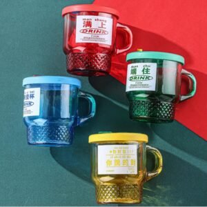 Taza con mango de estilo  400ml