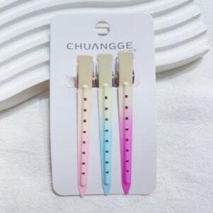 Clip a presión de color degradado simple con Agujeros 8cm