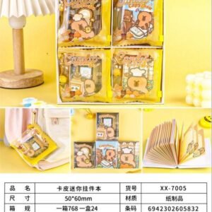 Serie Capybara - Mini cuaderno colgante Capybara XX-7005