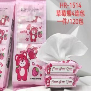 Paquete de 4 osos de fresa HR-1514