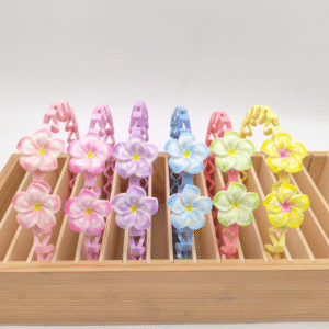 Diadema para niños con flores
