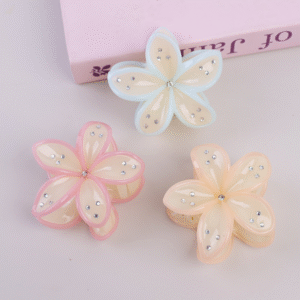 Clip de garras de plumeria de diamante 8cm