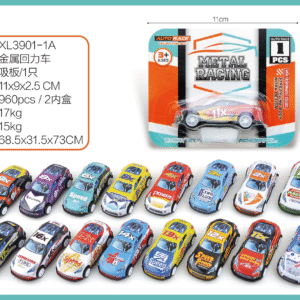 Autos de metal con retroceso con pantalla magnética XL3901-1C