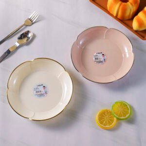Pequeño bandeja de almacenamiento de lujo estampado de plata 6373