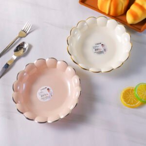 Pequeño bandeja de almacenamiento de lujo con estampado de plata 6352