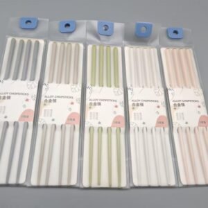 Palillos de aleación de la serie Bauhinia - 2 pares - B-368 (A-41)