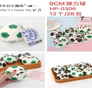 Balón de fútbol panda 9cm