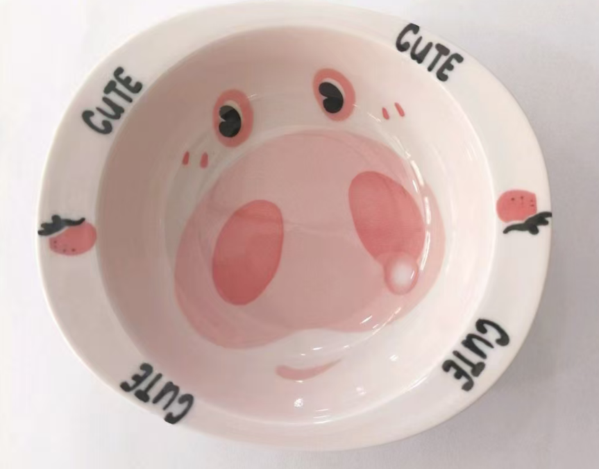 4.7 Plato de burbujas - Cerdo rosa fresa