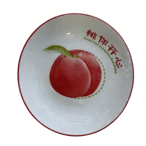 8,3 Plato de cerámica de flor de melocotón