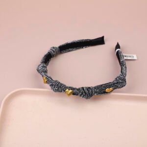 Chic Knotted Headband (Silver)