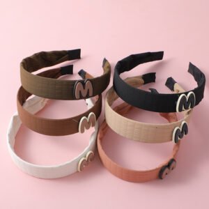 Diademas de tela con monograma