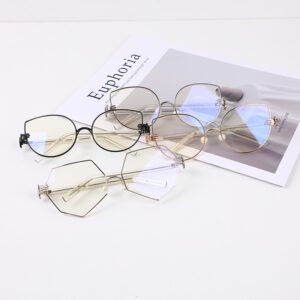 Gafas de sol unisex multi-estilo anti-luz azul - mezcla aleatoria