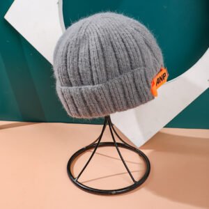 Gorro de lana minimalista - Gris