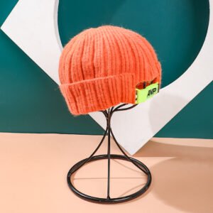 Gorro de lana minimalista - Naranja