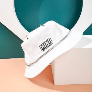 Sombrero de pescador High Street Chain Fashion - Blanco
