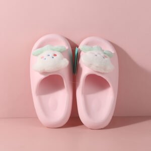 Zapatillas de Mujer Oso Cartoon Lindo - Rosa 40-41